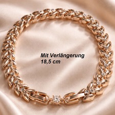 Modisches Damen Zirkonia Blatt