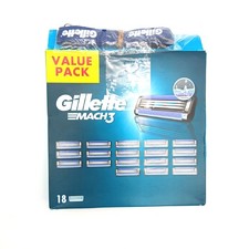 Gillette Mach3 Rasierklingen 18 Ersatzteile 3 Klingen Micro Schu - Unvollständig