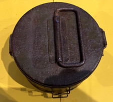 Alte Ausrüstung Fett Blech Dose Rostig 16x10cm Deutsches Reich Wehrmacht für KFZ