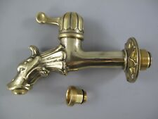 Wasserhahn Auslaufventil Messing 1/2*3/4 Zoll Antik Stil Drache L.18cm Nostalgie