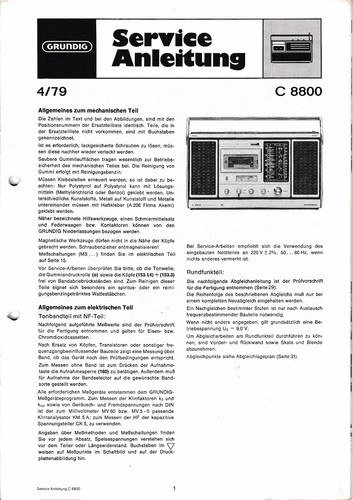 Service manual anleitung - service, manual-anleitung