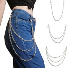 Unisex Geldbörse Kette Jeans