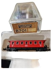 Märklin 8701 Mini-Club Personenwagen Waggon Rot Modelleisenbahn