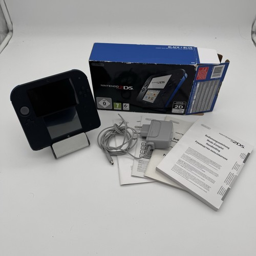 Nintendo 2ds blau schwarz mit - nintendo,