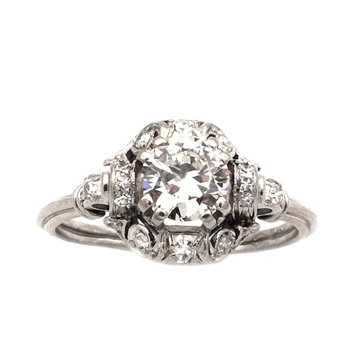 Art deco diamant - art, ring