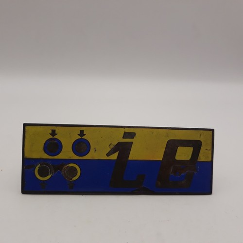 Geschriebenes emblem platte - platte, "