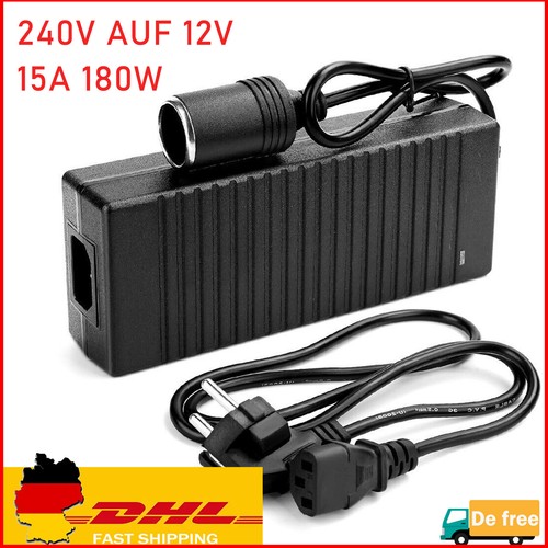 240v auf 12v kfz netzadapter - 240v,