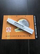 IFA VEB Anhänger Fahrzeugwerk Waltershausen Auflaufbremsen Prospekt