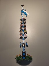 Wilhelm Schweizer Diessen Zinn Maibaum 80er Bayern handbemalt