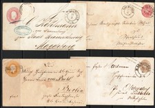 Preußen  Ganzsachen - Lot gebraucht !