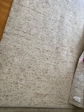 Handwebteppich Alpia grau Schurwolle/Synthetik ca. 1,70mx2,30