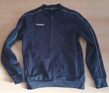 Herren ,Damen,Jacke,Freizeit, Sportjacke,schwarz,Hummel,XS,164?,Reflektoren 