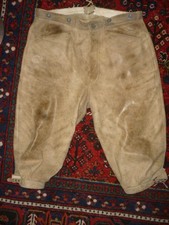 Alte  Lederhose, Kniebundlederhose, Bundumf. 102cm, Jagdhose, Laponia