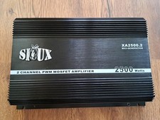 Sioux 2 Kanal Endstufe Verstärker 2500.2 - 2 / 1 KANAL 2500 Watt ENDSTUFE