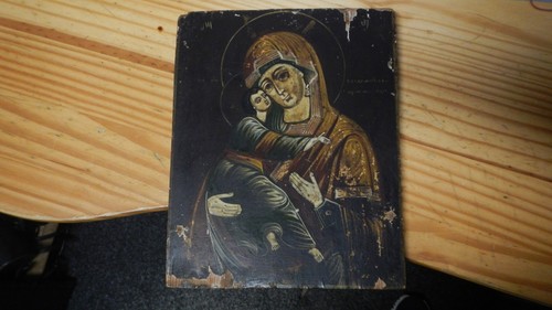 Antike russische ikone - russische,