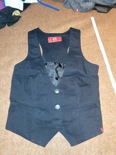 edc by Esprit Weste Jeans Jeansweste schwarz black Gr. L