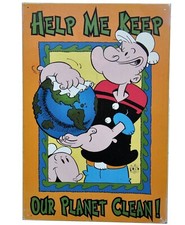 Popeye Comic Schild 27 x 40