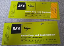 Zweimal Flugticket alt British