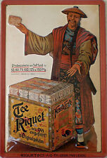 Riquet - Tee Blechschild, 20 x