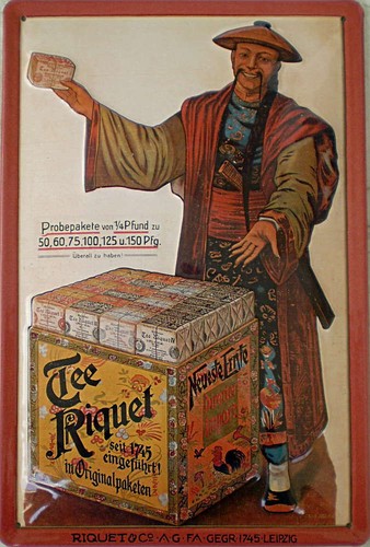 Riquet tee blechschild 20 x - riquet,
