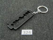 324) Razor Blade Keychain with