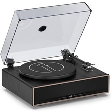 Plattenspieler mit Lautsprechern, All-in-One Vinyl-Player mit Bluetooth, AT-3...