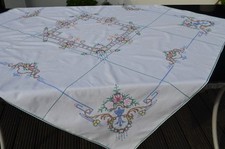 Handarbeit Kreuzstichdecke im