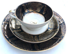 3 tlg. Sammel Gedeck Porzellan