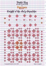 Grabesritter. Offizielle Fireforge Aufkleber von Battle Flag