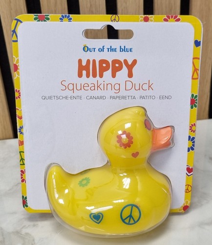 Badeente hippie quietscheente - badeente,
