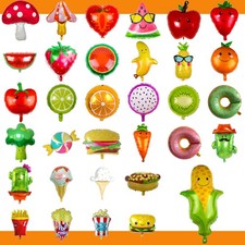 Folienballon Erdbeere Smiley