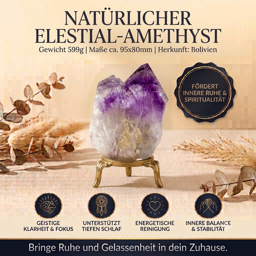 Amethyst kristall stufe - amethyst,