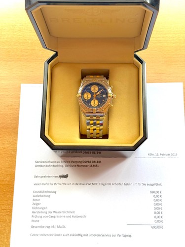 Breitling chronomat 13050 - b,