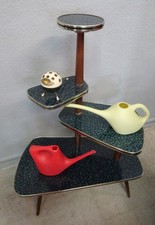 50er Blumenbank PLANT STAND Blumenetagere Nierentisch 60er retro vintage