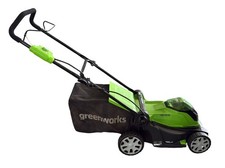 Greenworks Akku Rasenmäher 40V bis zu 500 m² 41 cm Schnittbreite mit 2 Akkus