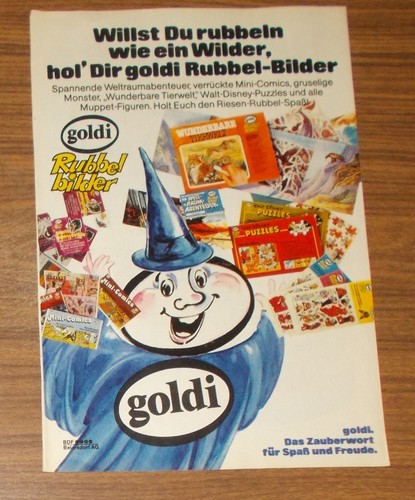 Seltene werbung goldi - werbung,