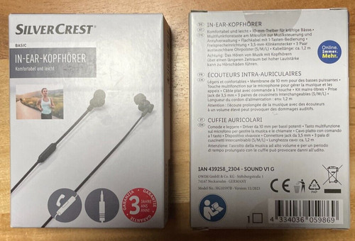 Ear kopfhörer mit - 4x,