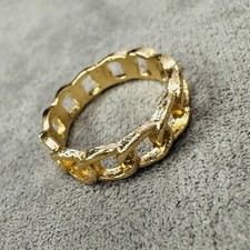 Ring vergoldet Kette Design