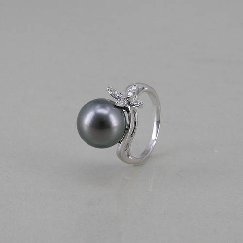 Ring 585 14k weissgold - ring,