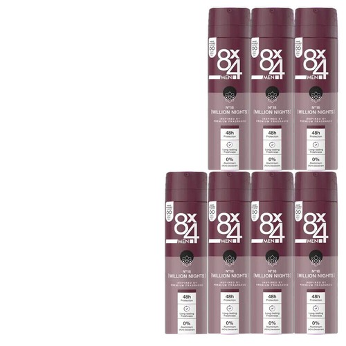 7x150ml 8x4 men bodyspray - 7x150ml,