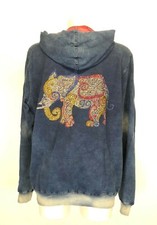 2)  Designer Manou Lenz Sweatjake Elefant Jacke mit Kapuze Gr.44 46 48 50 52 54