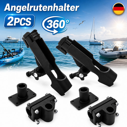 Angelrutenhalter 360 drehbar - angelrutenhalter,