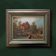 F. Gotthardt, Wäscherin vor