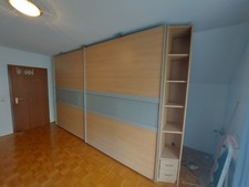 Schlafzimmerschrank, Bett, Eckschrank, Kommode