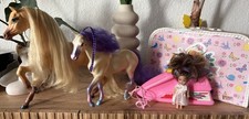 Barbie Set Koffer Pferd Puppe