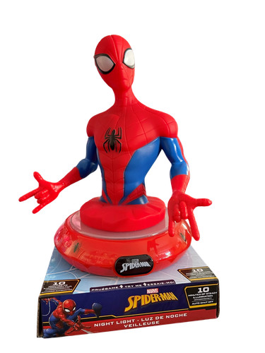 Spiderman nachttischlampe - nachttischlampe, 3d