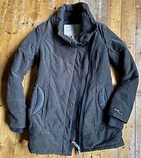 Khujo Damen Winterjacke Mantel Anorak Khaki Grün Grau Gr. S 36 Gefüttert TOP