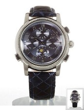 Herrenuhr Edelstahl Mondphase