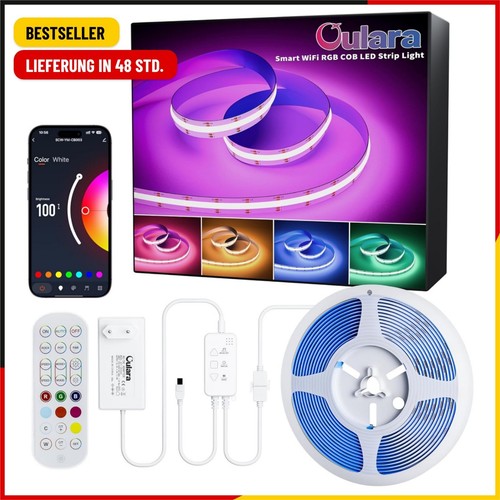 Oulara wifi rgb cob - cob, led