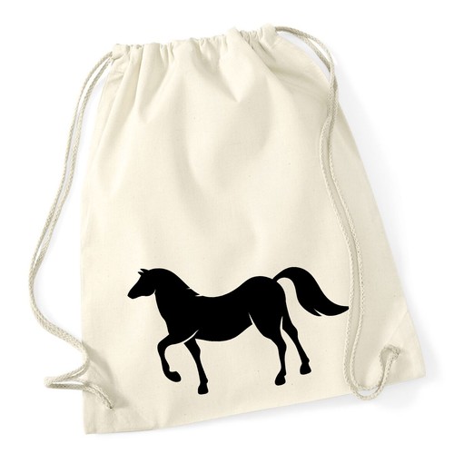 Turnbeutel pferd silhouette - pferd,